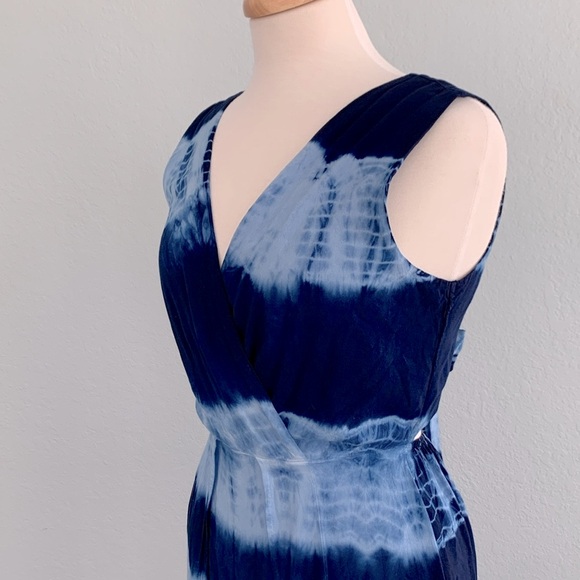 Lulus On the Groove Tie-dye Tie-back Split Leg Jumpsuit - Picture 9 of 16